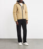 Canada Goose Beige Hooded Lodge Coat