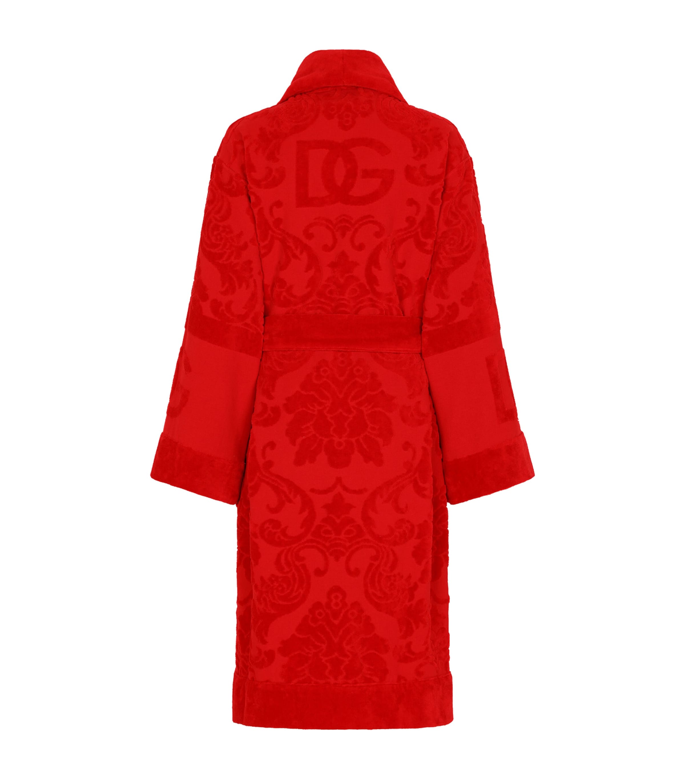 Dolce & Gabbana Casa Terry Cotton DG Logo Robe
