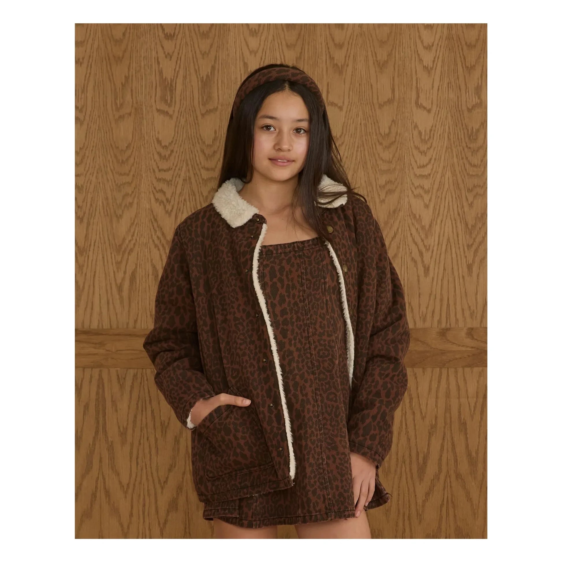 Rylee + Cru - Leopard jacket | Brown