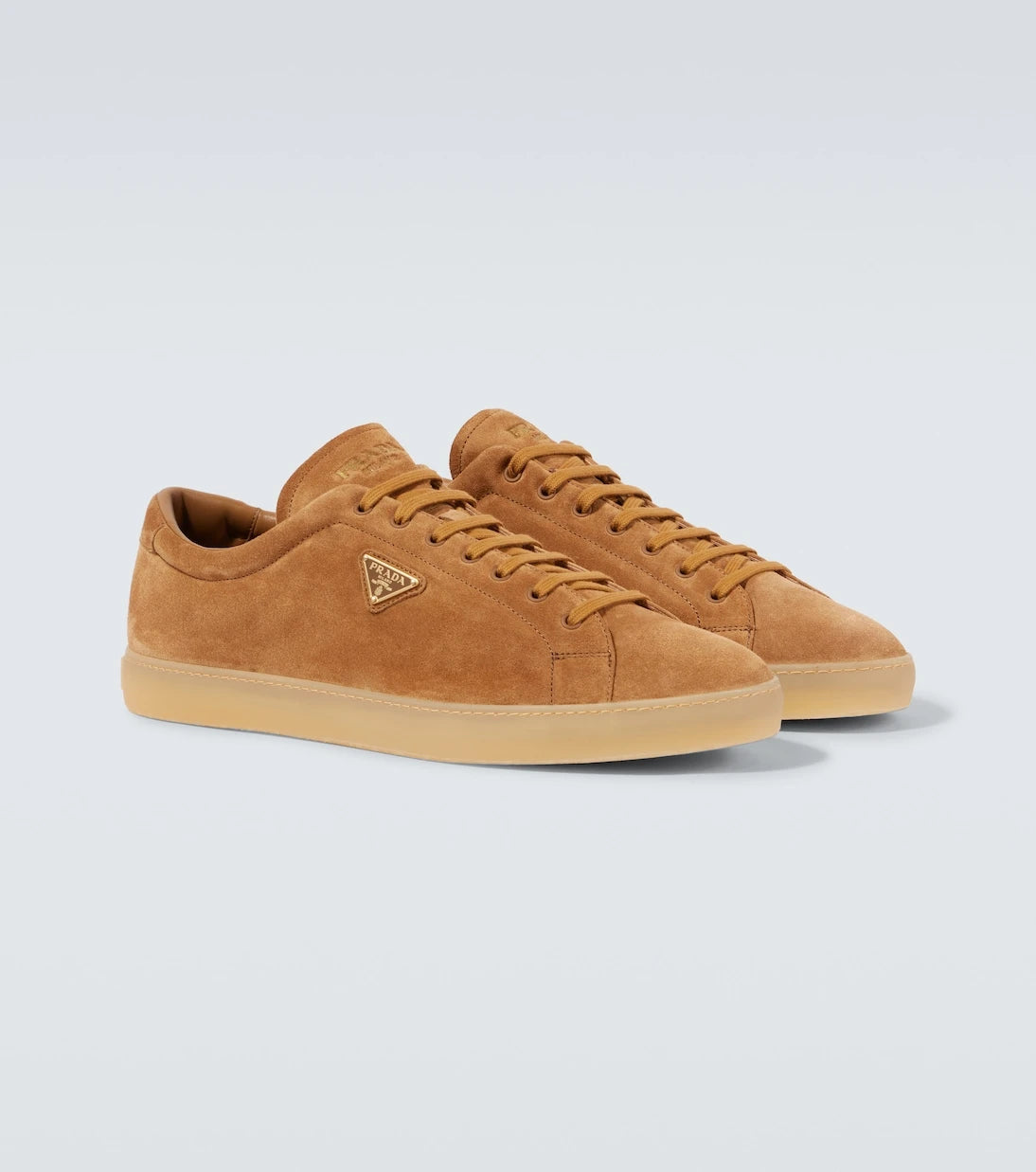 Prada - Logo suede sneakers