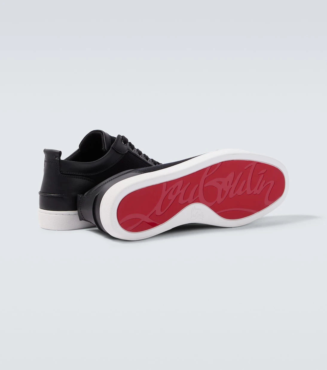 Christian Louboutin - حذاء رياضي رانتولو بتصميم قماشي وتفاصيل جلدية