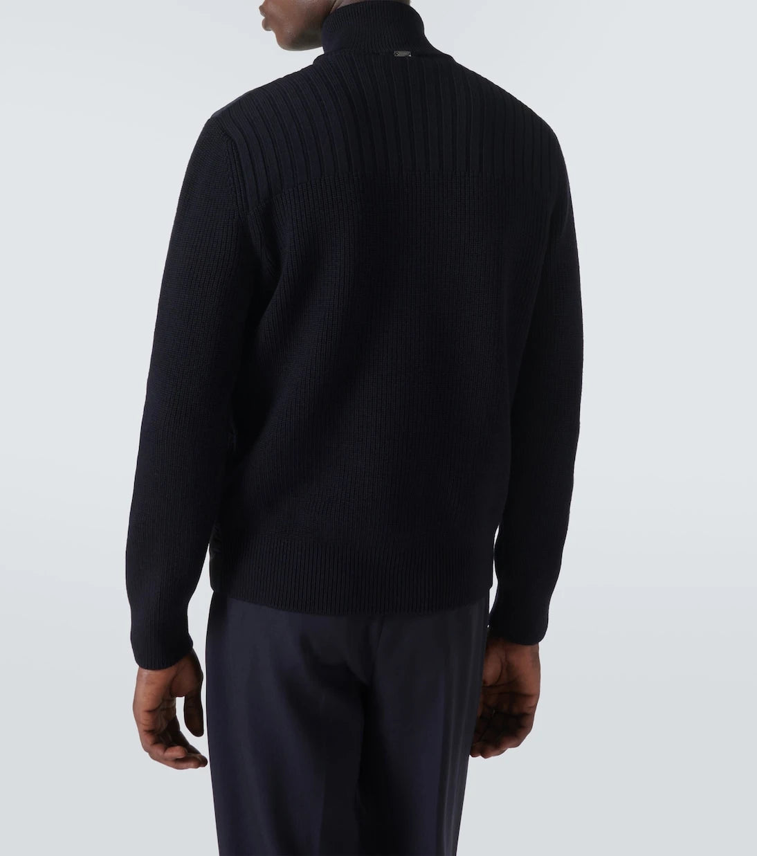 Herno - Wool-trimmed down jacket