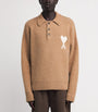 Alpaca-Blend Ami de Coeur Polo Sweater