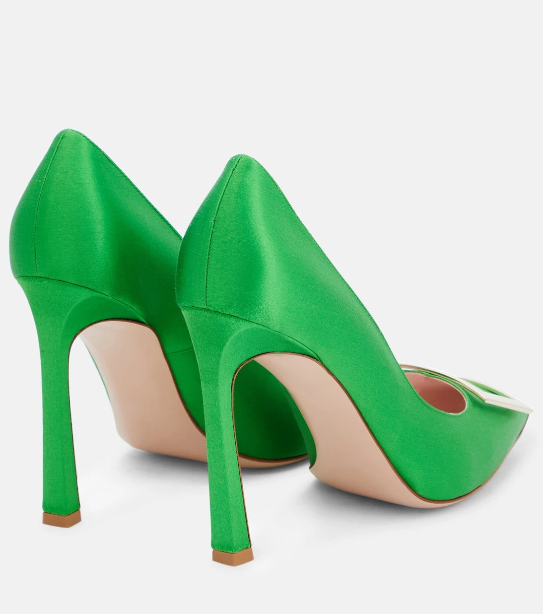 Roger Vivier - Trompette satin pumps