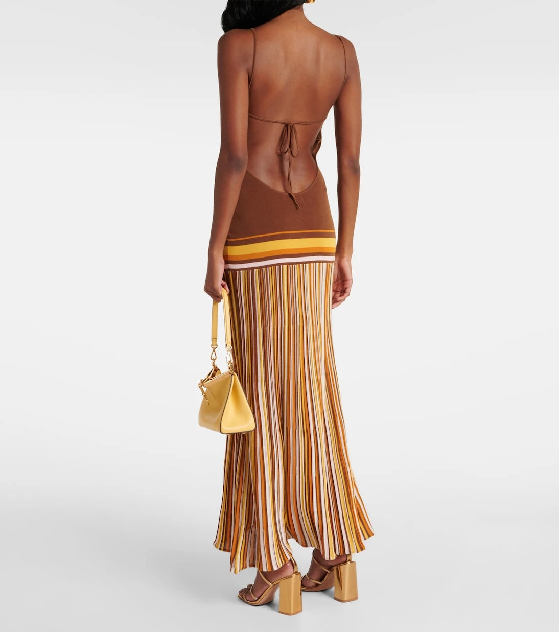 Faithfull - Citara striped cotton-blend maxi dress