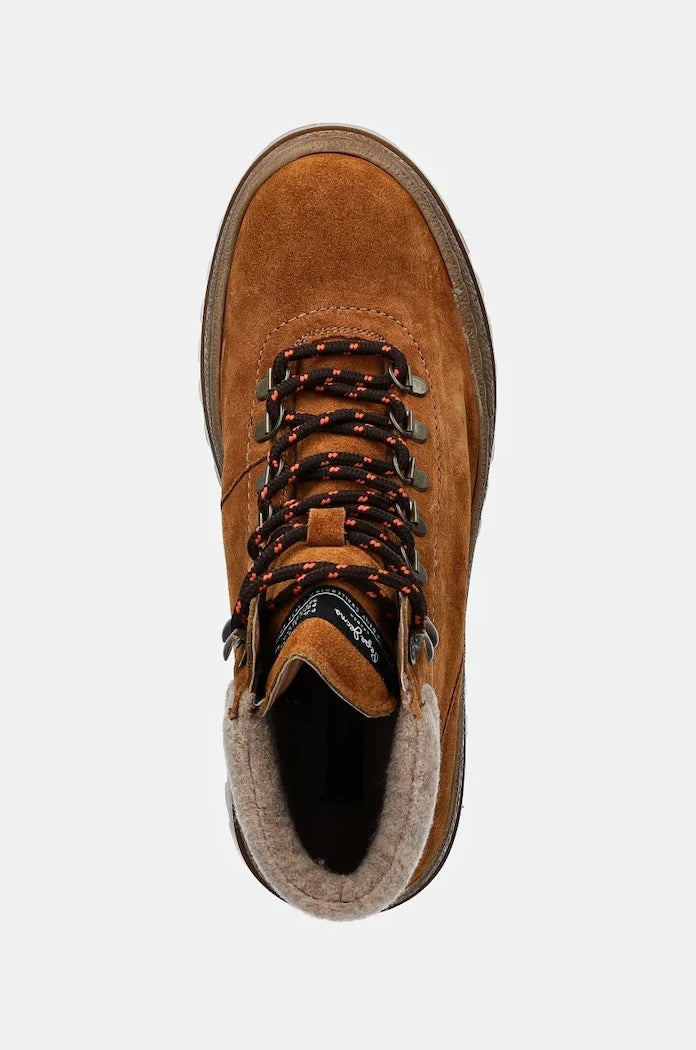 Велурени обувки Pepe Jeans PMS50251