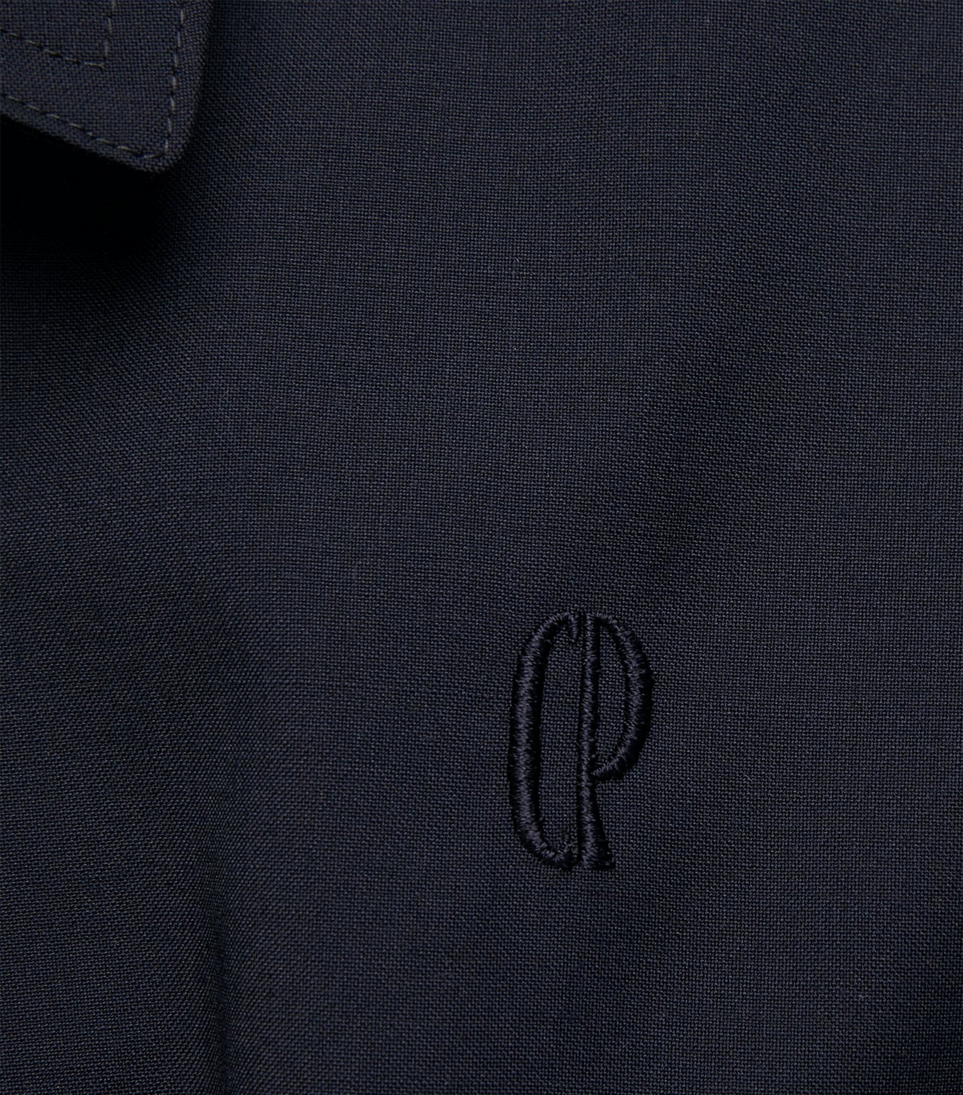 Claudie Pierlot Blue Wool-Blend Bomber Jacket