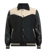 Multi Leather-Trim Endleton Bomber Jacket