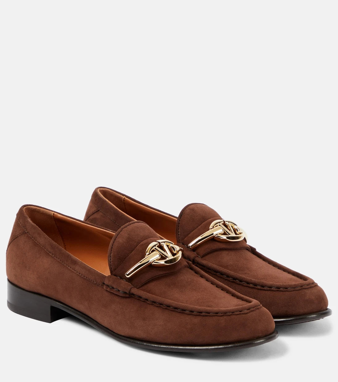 Valentino Garavani - VLogo Gate suede loafers