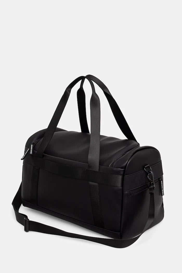 Armani Exchange erkek suni deri seyahat çantası