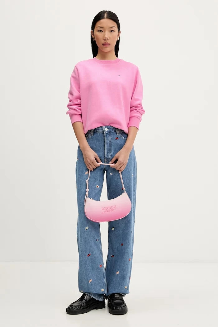 Tommy Jeans kadın pamuklu sweatshirt
