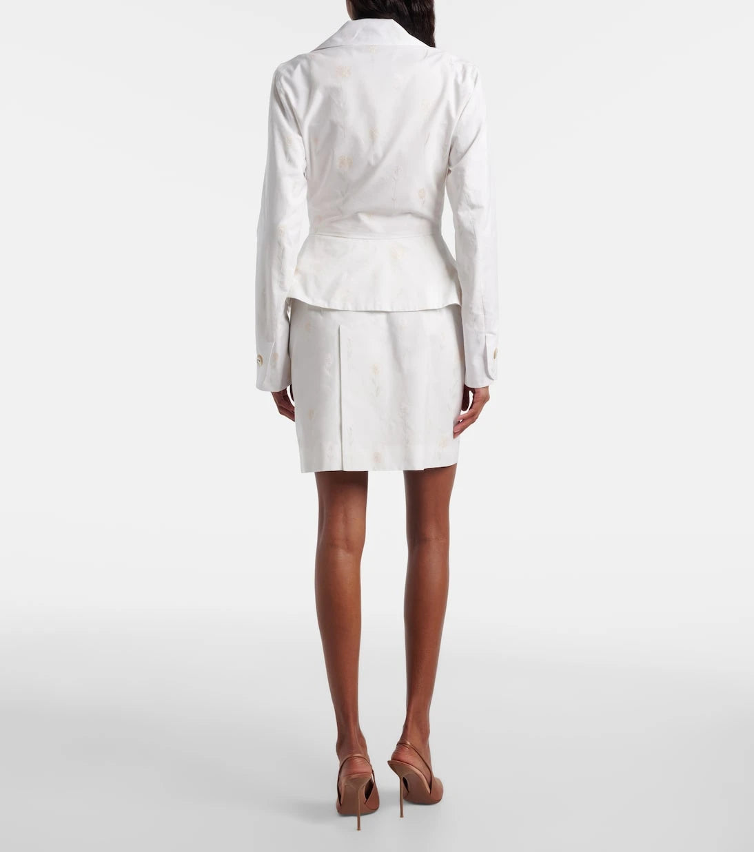 Vivienne Westwood - Floral cotton-blend miniskirt