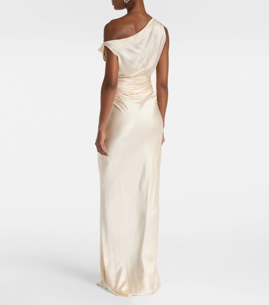 The Sei - Draped silk satin gown