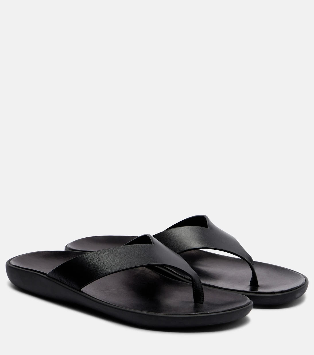 The Row - Leger leather thong sandals