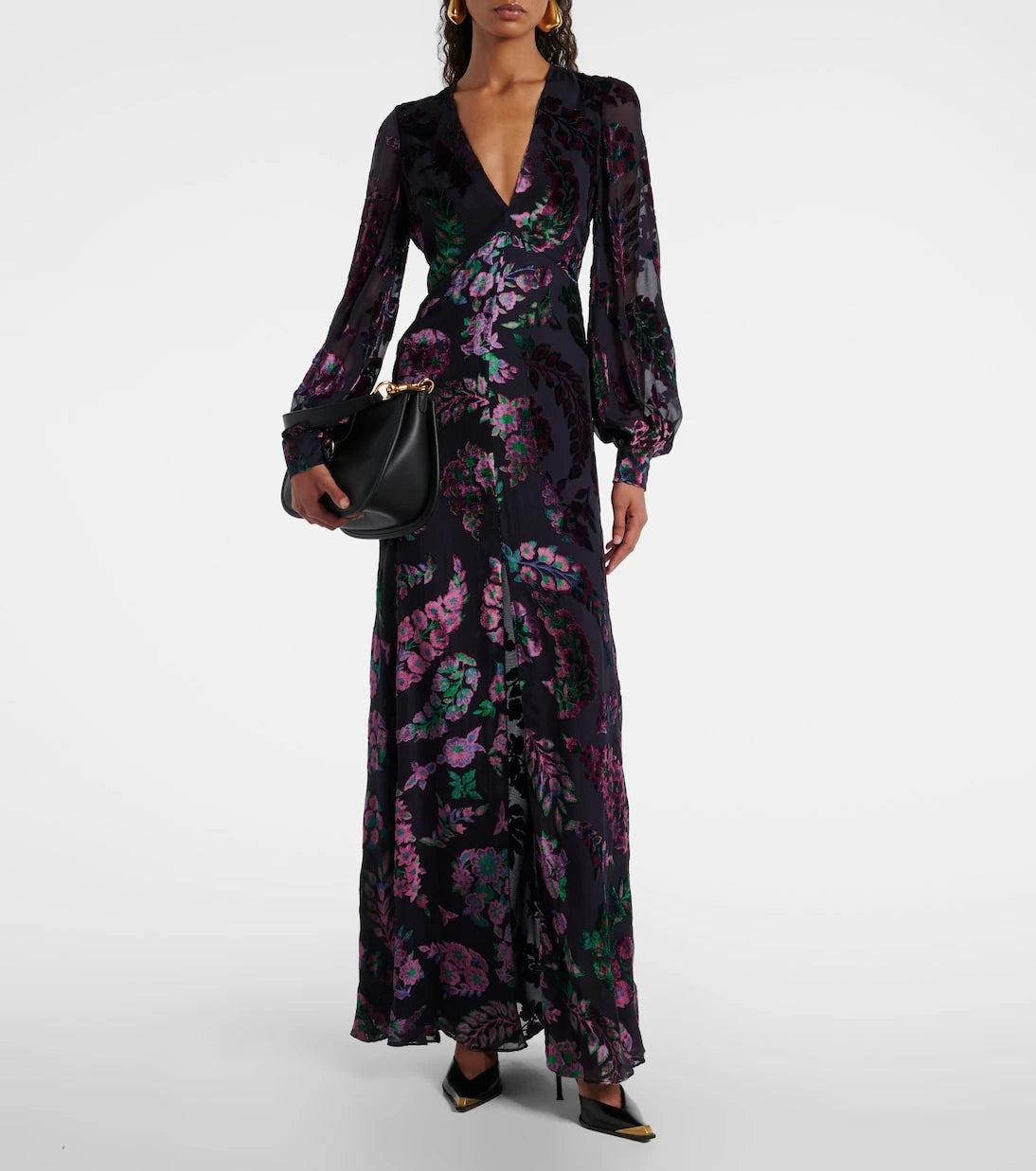 Etro - Embroidered sheer gown