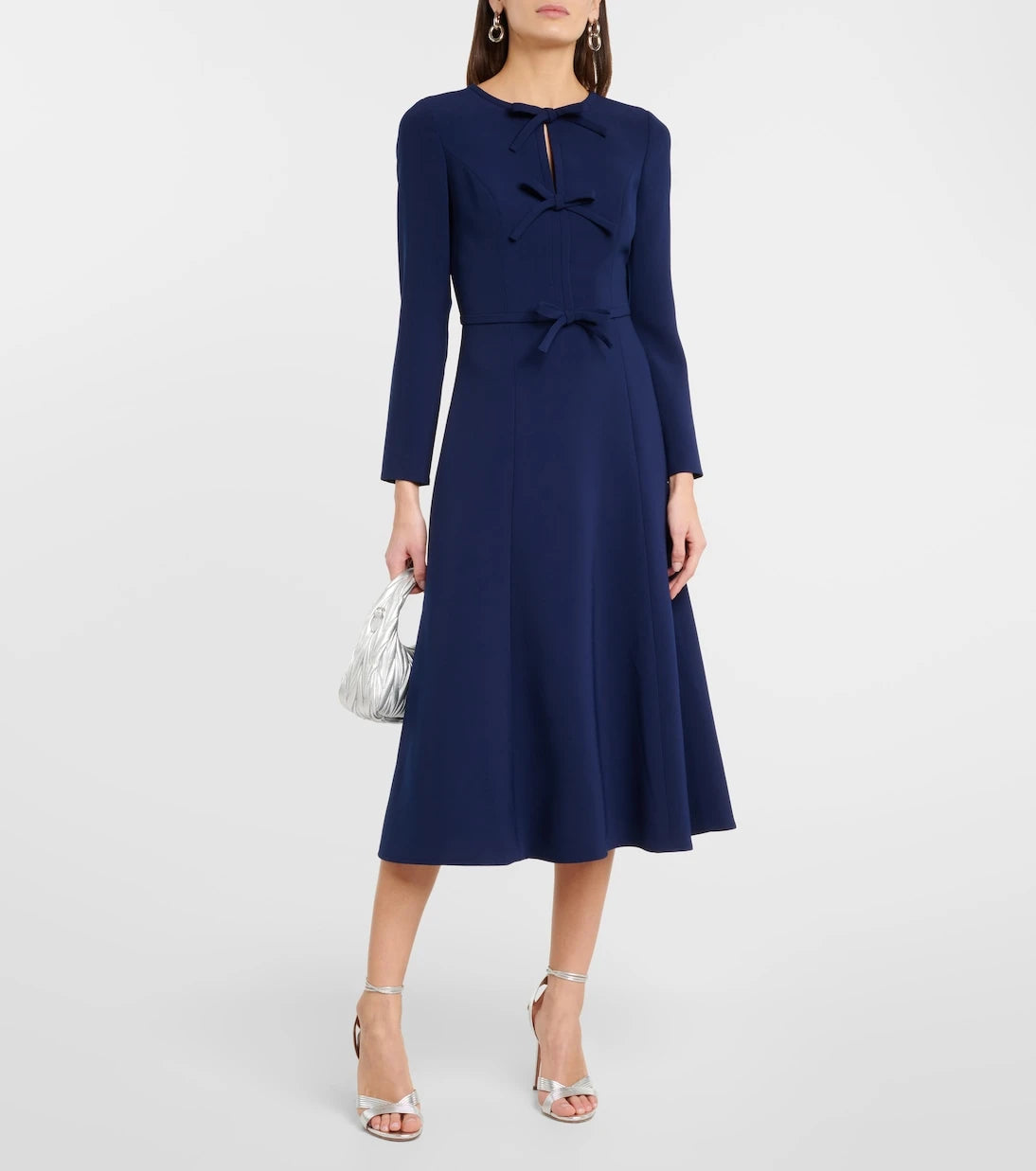 Carolina Herrera - Bow-detail midi dress