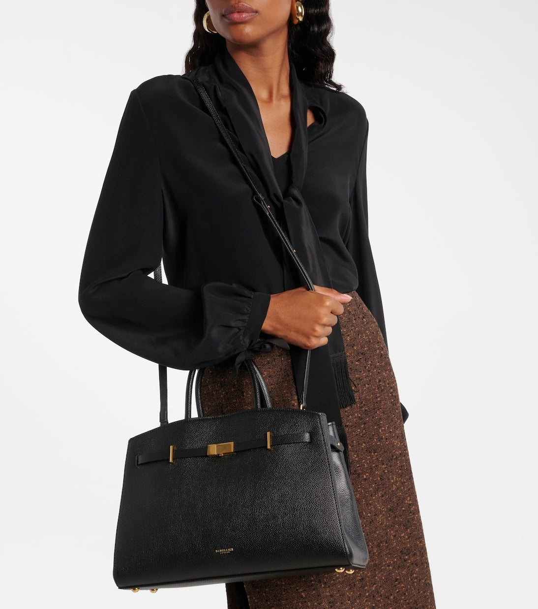 DeMellier - Hudson Midi leather tote bag