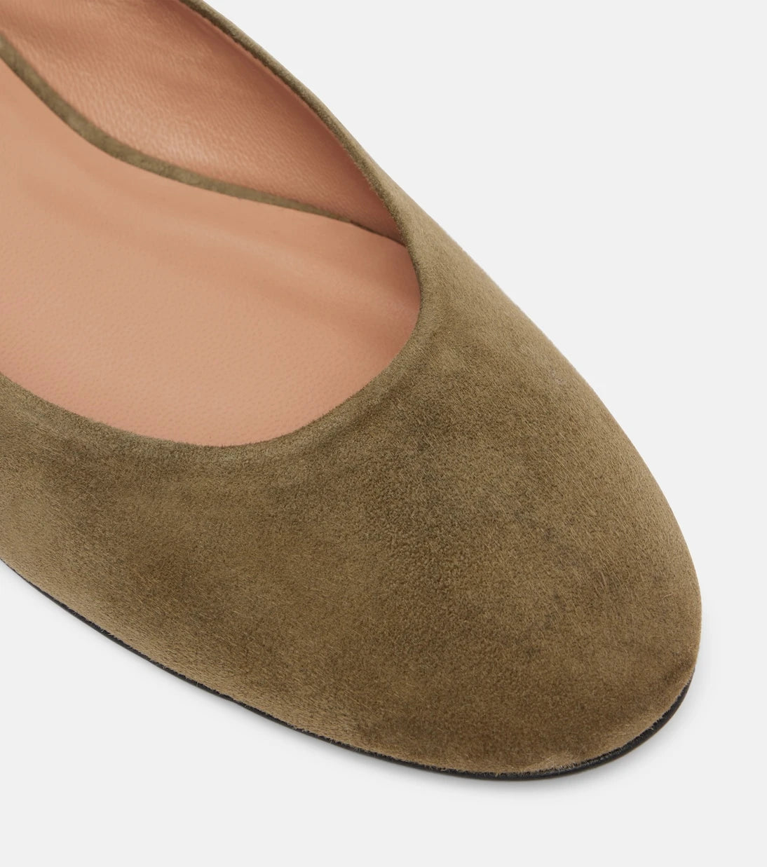 The Attico - Cloe suede ballet flats