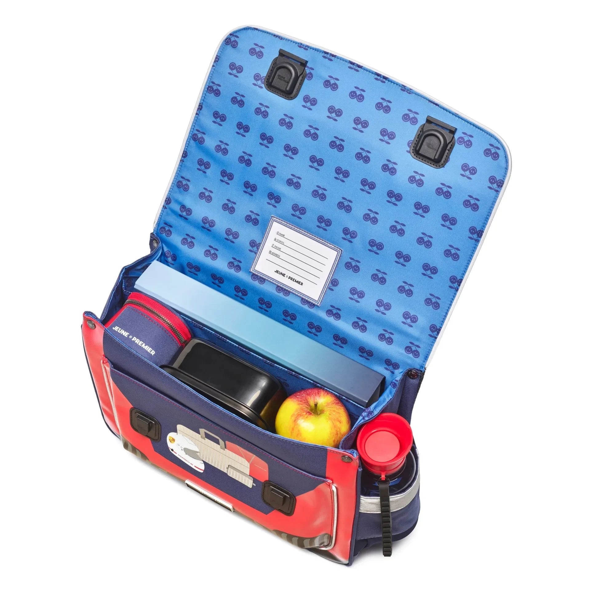Jeune Premier - Midi satchel Porshe | Navy blue