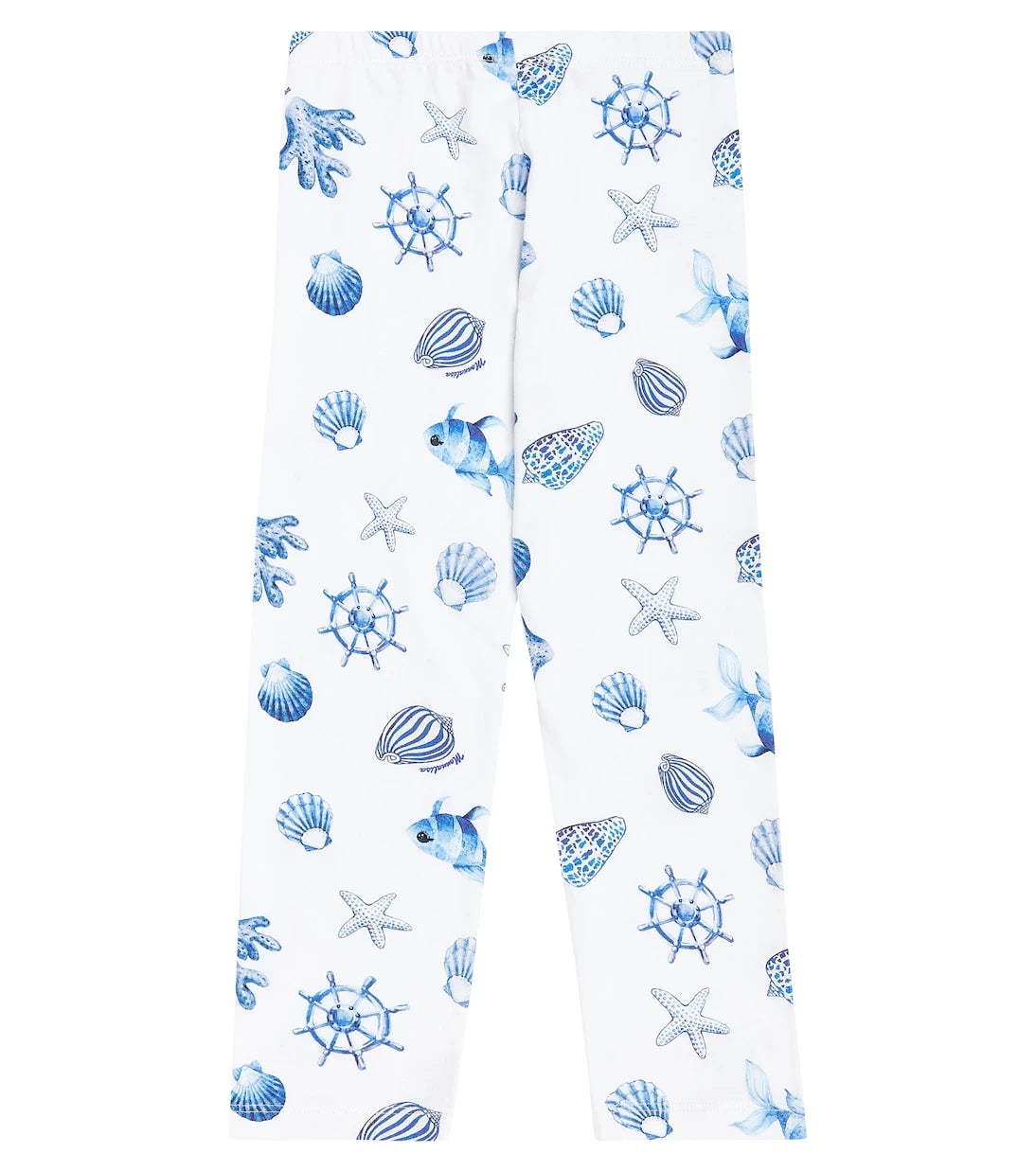 Monnalisa - Printed cotton-blend jersey leggings