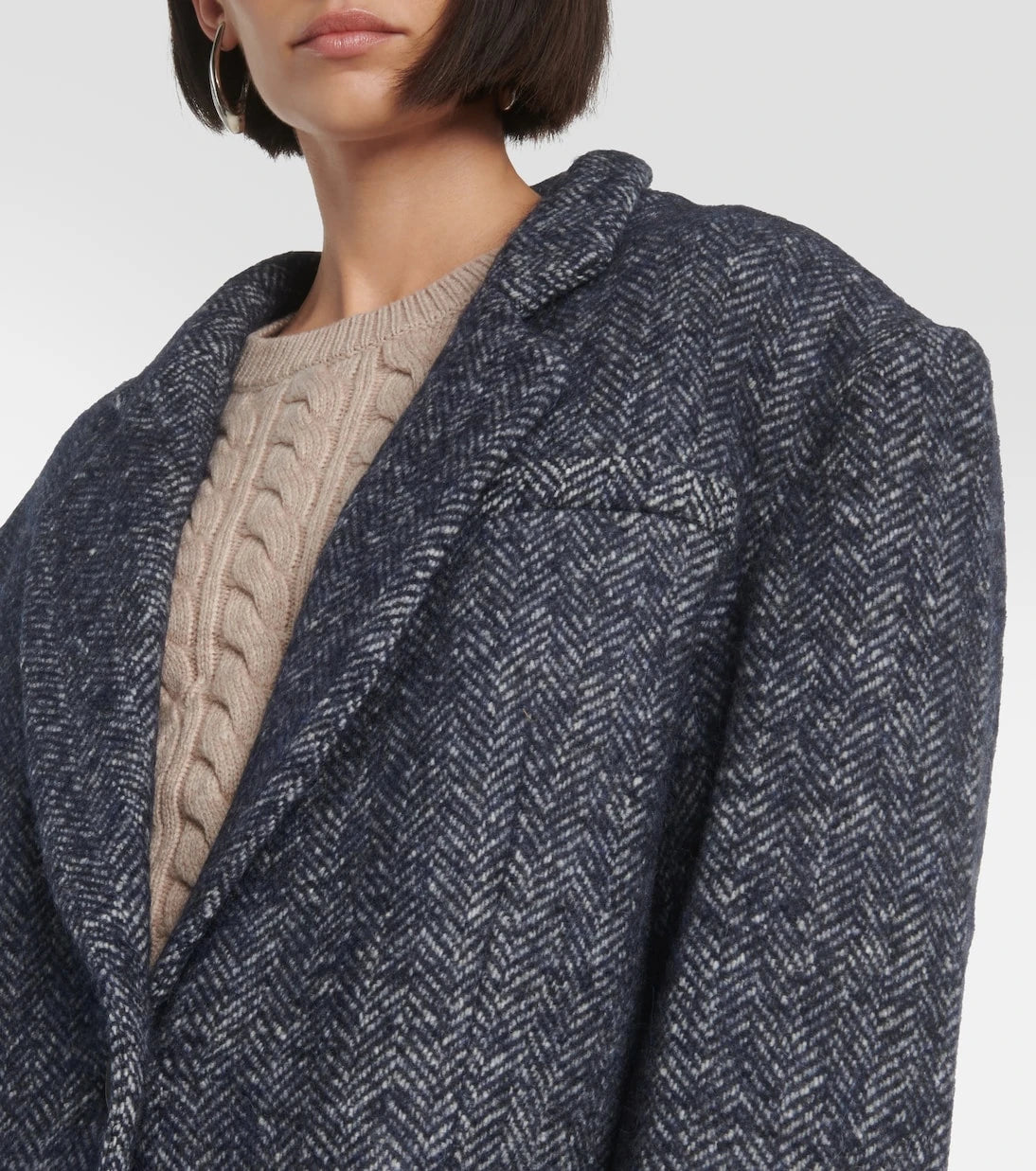Christopher Esber - Herringbone coat