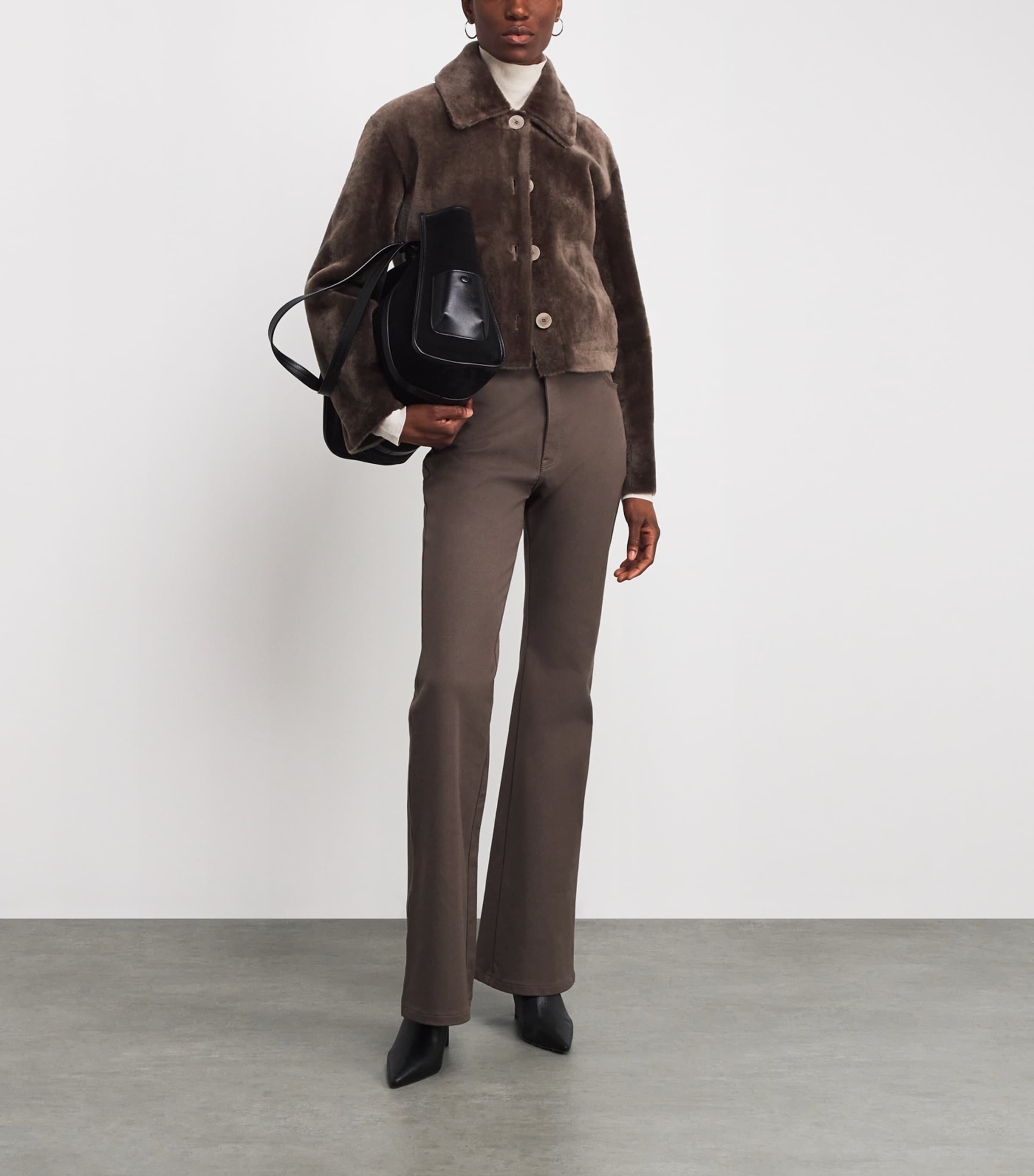 Joseph Brown Shearling Reversible Alloway Jacket