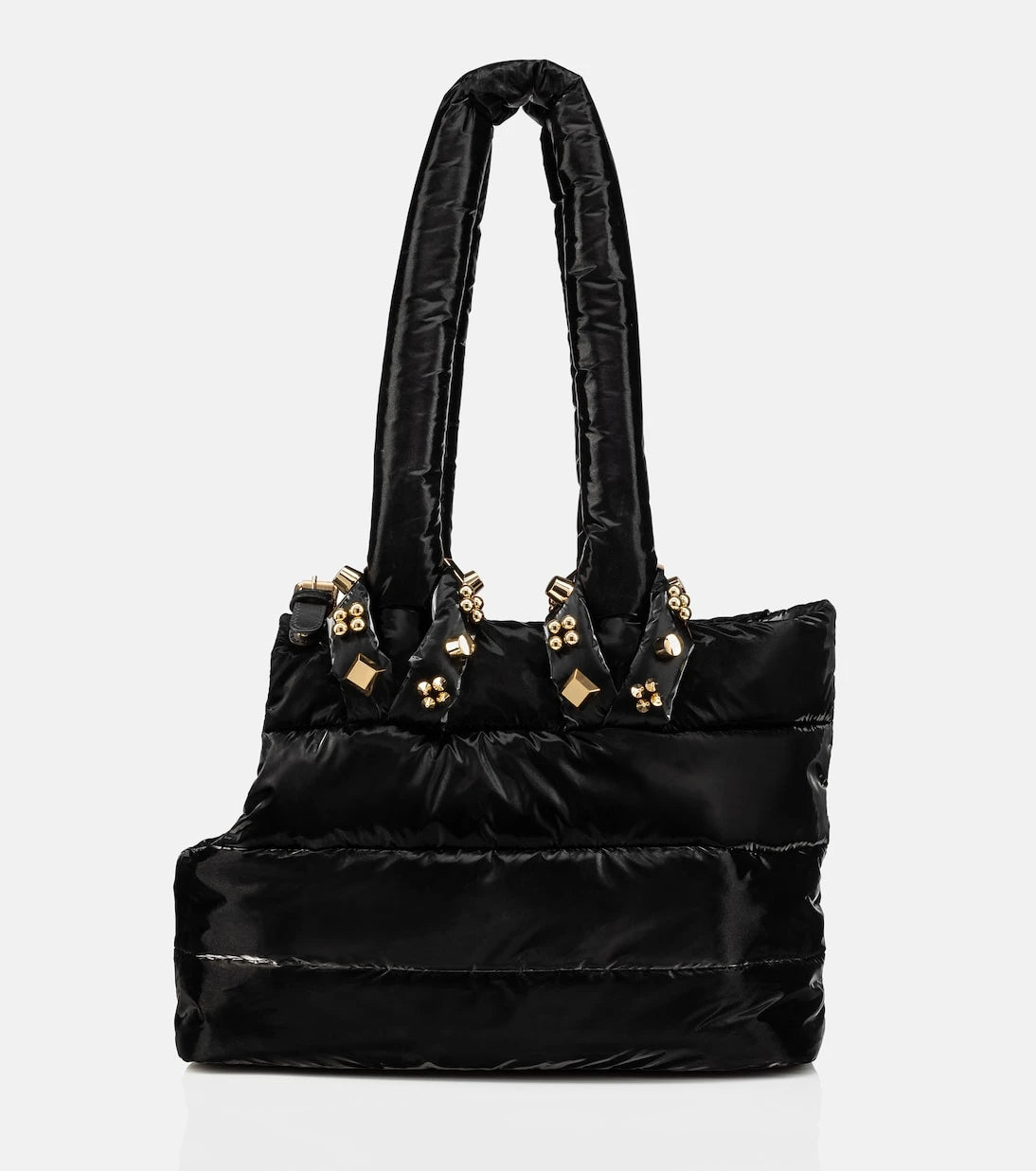 Christian Louboutin - Padded patent leather pet carrier