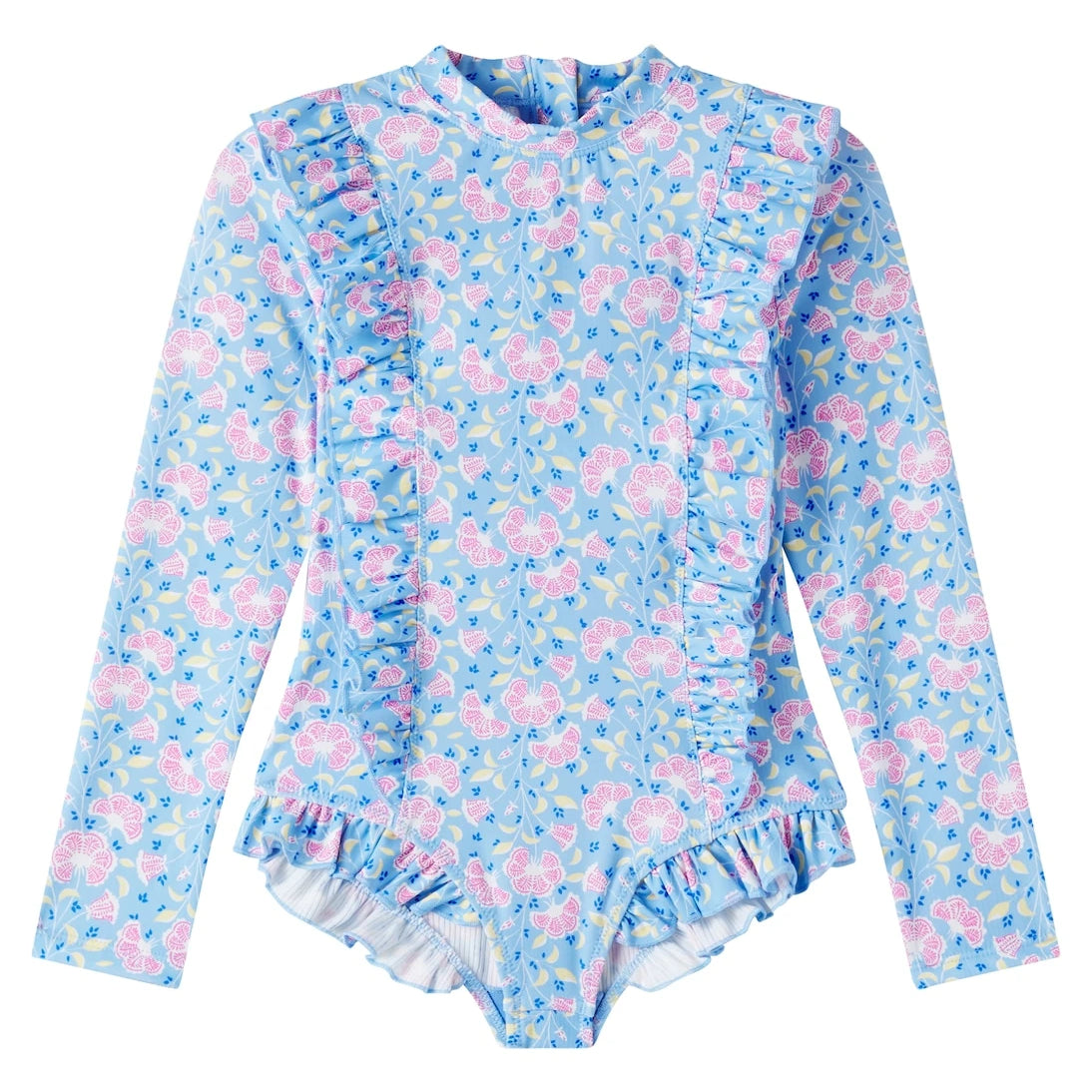 Louise Misha - Aurelie floral ruffled swimsuit