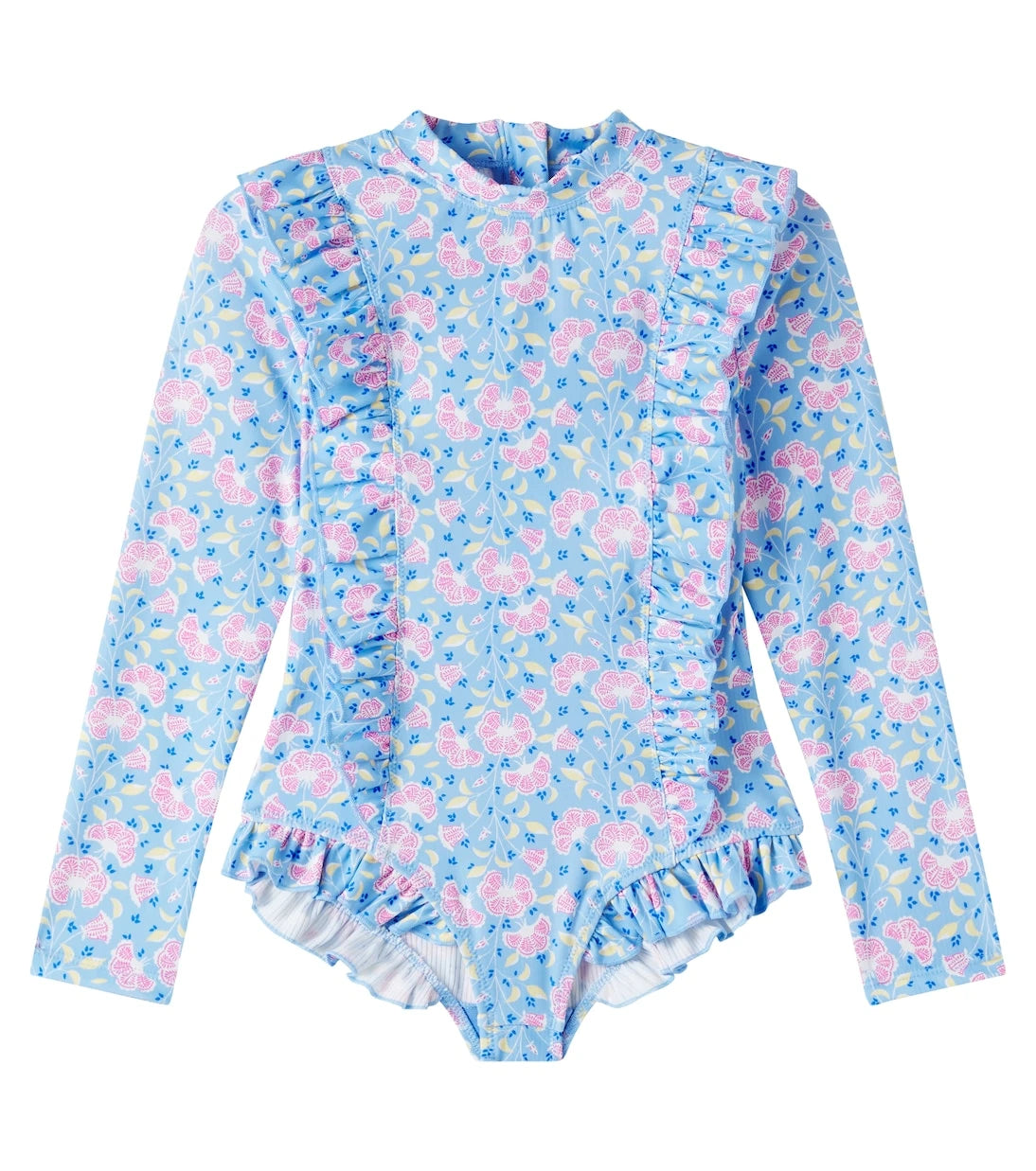 Louise Misha - Aurelie floral ruffled swimsuit