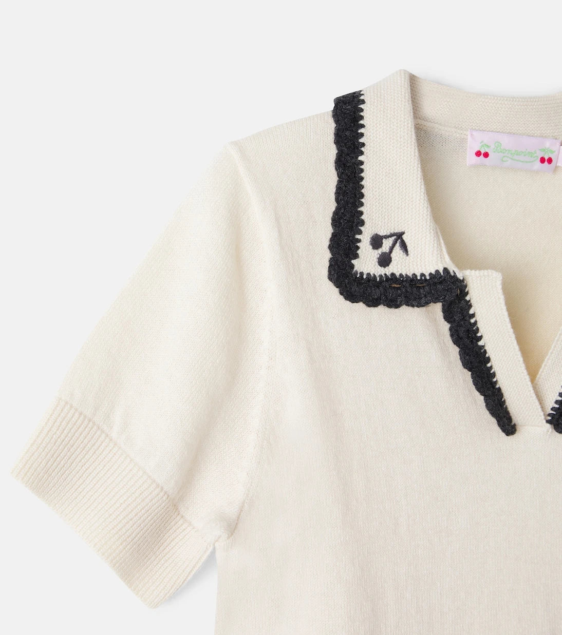 Bonpoint - Lisette wool and cotton polo shirt