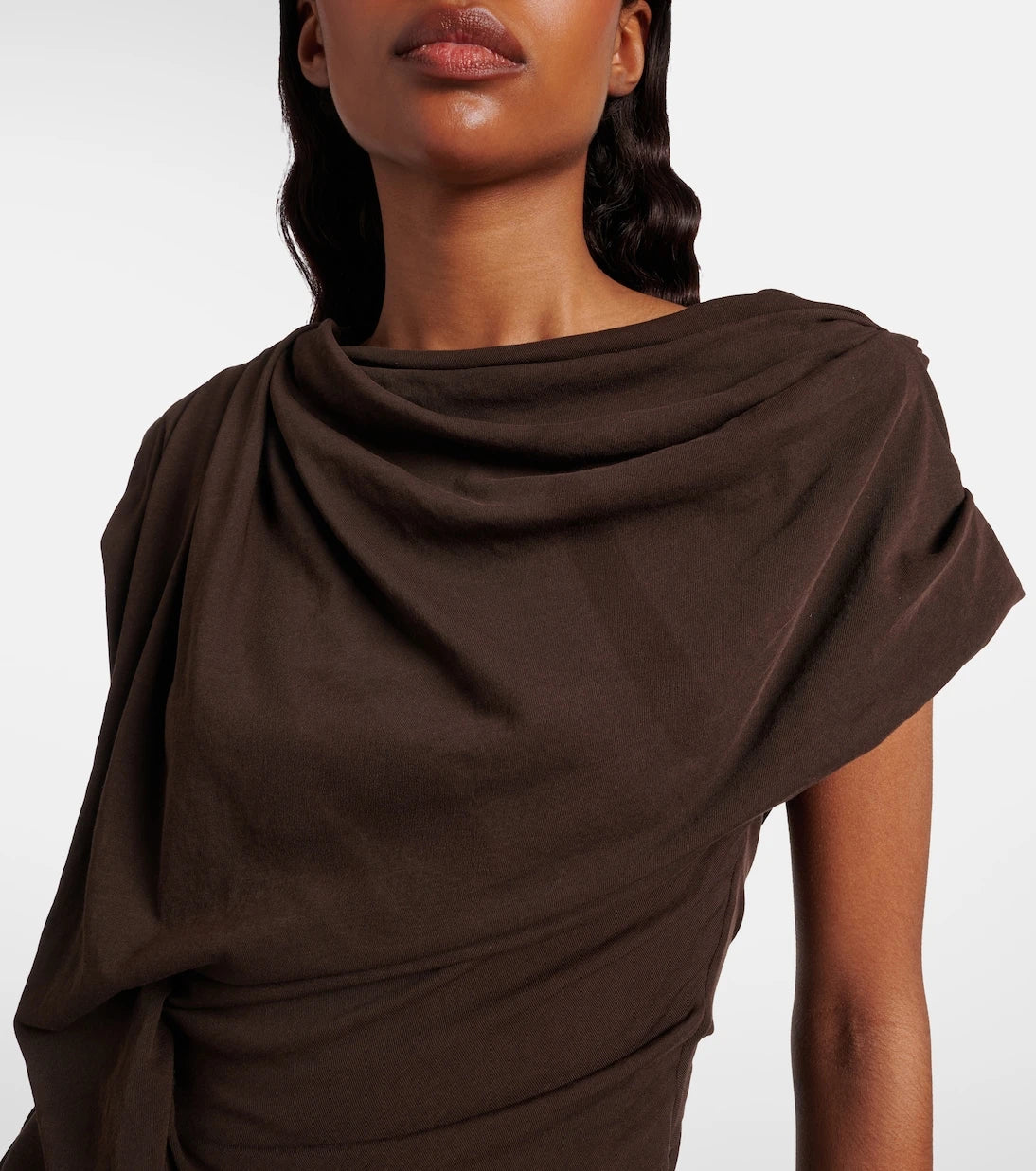 Entire Studios - Draped cotton-blend minidress