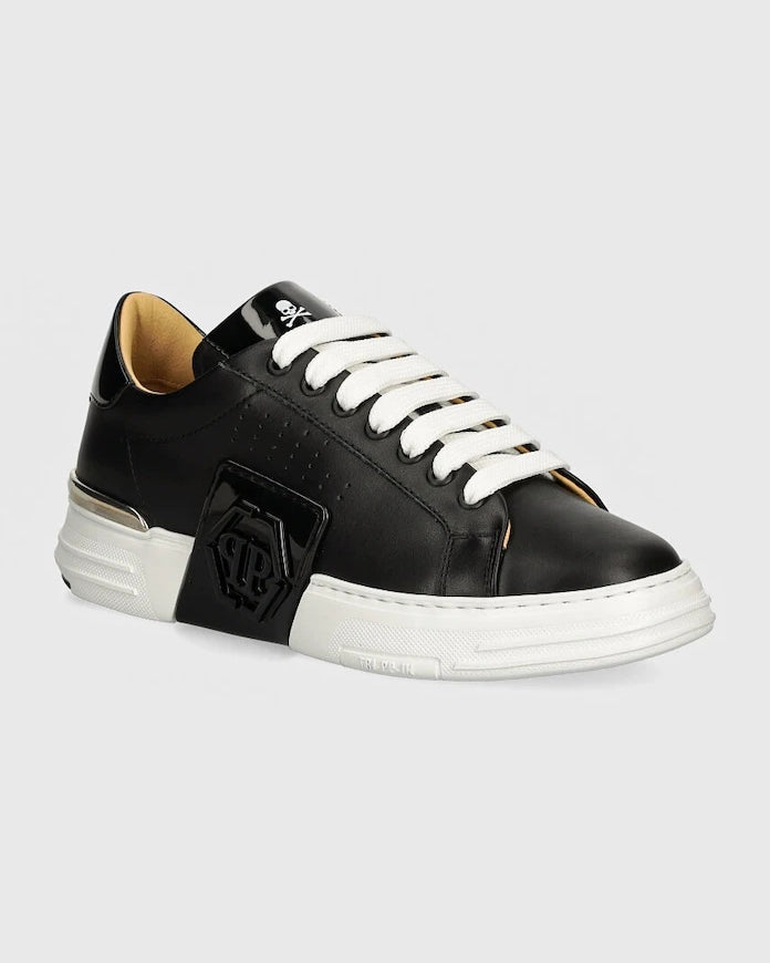 Кожени маратонки Philipp Plein Hexagon Phantom Kicks