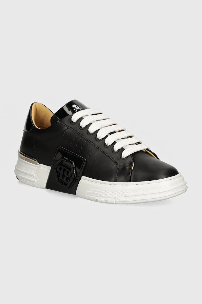 Кожени маратонки Philipp Plein Hexagon Phantom Kicks