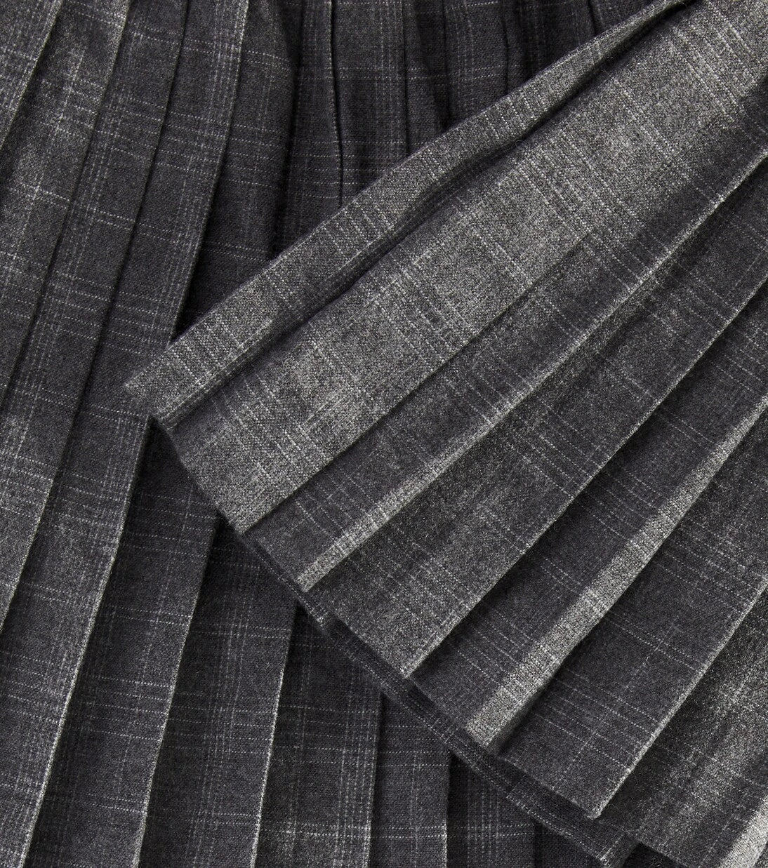 Bonpoint - Jais pleated checked flannel skirt