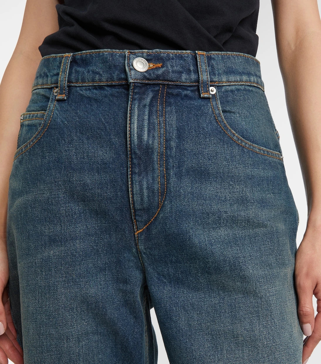 Isabel Marant - Dromie mid-rise straight jeans