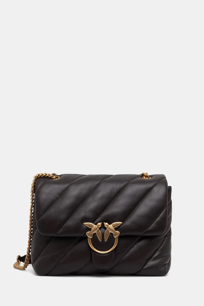 Pinko kadın deri crossbody çanta