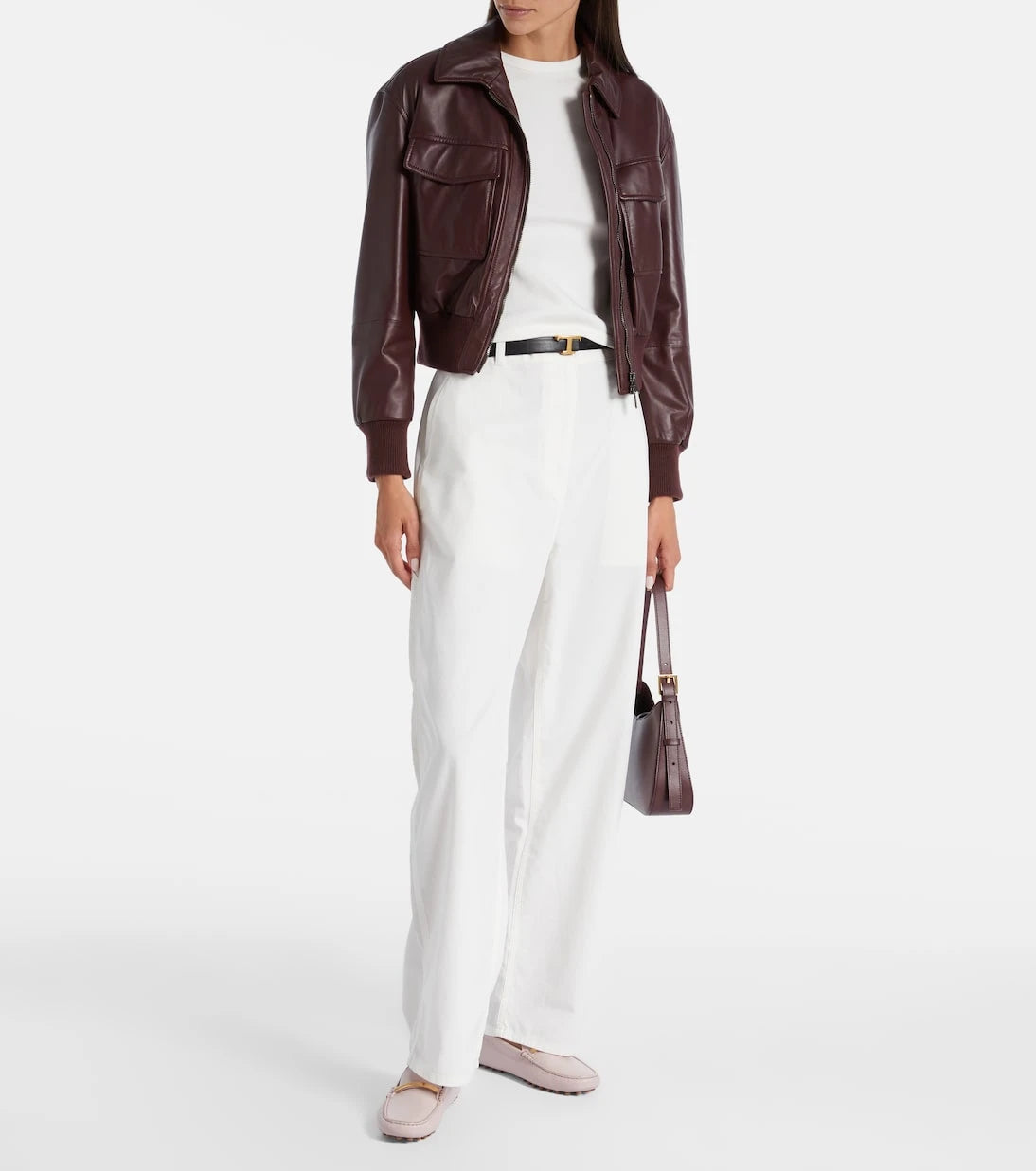 Tod's - حذاء قيادة غومينو الجلدي