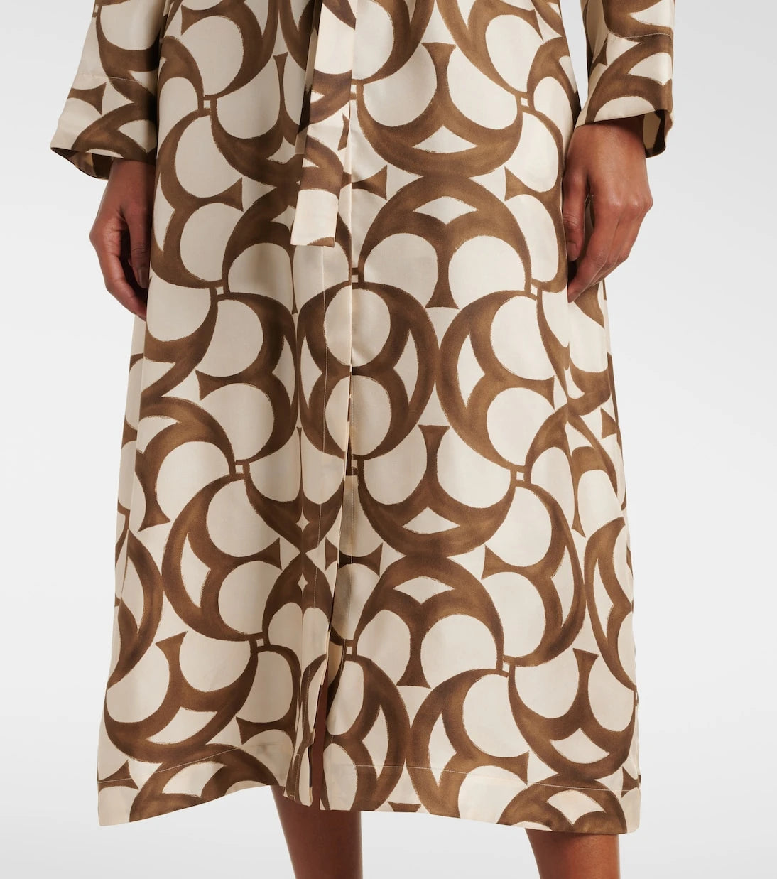 'S Max Mara - Ileana printed silk twill shirt dress