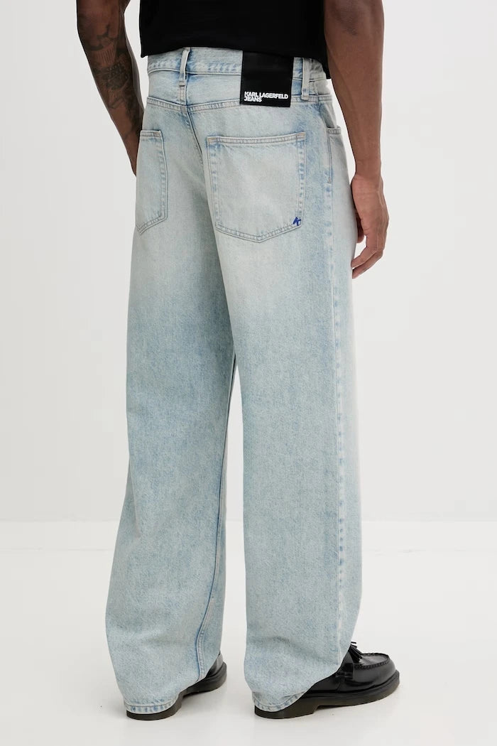 Karl Lagerfeld Jeans rahat kesim erkek kot pantolon