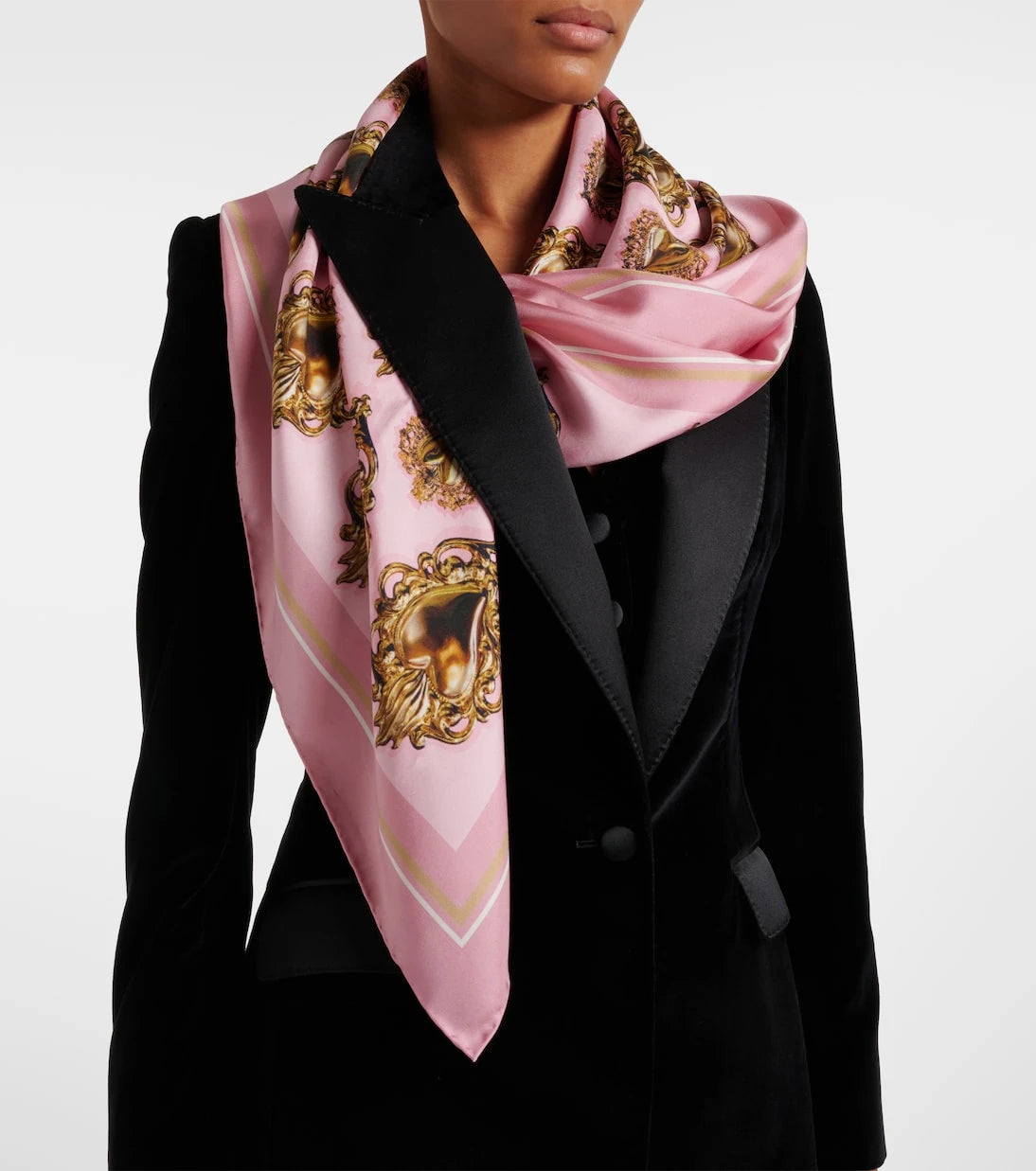 Dolce&Gabbana - Printed silk scarf