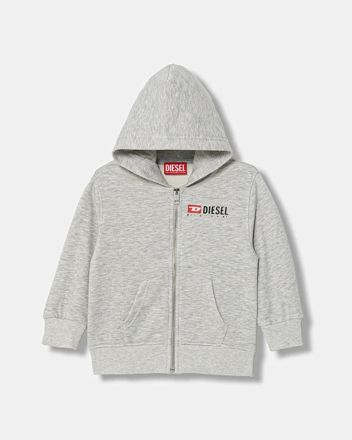 Pamuklu çocuk bluzu Diesel SDROPSHOODZ OVER SWEAT-SHIRT