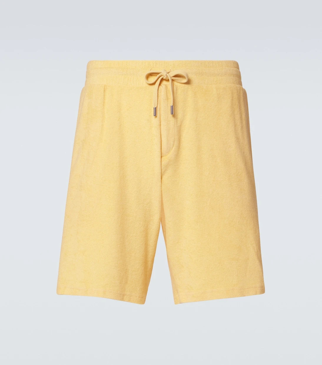 Frescobol Carioca - Faustino cotton and linen-blend terry shorts