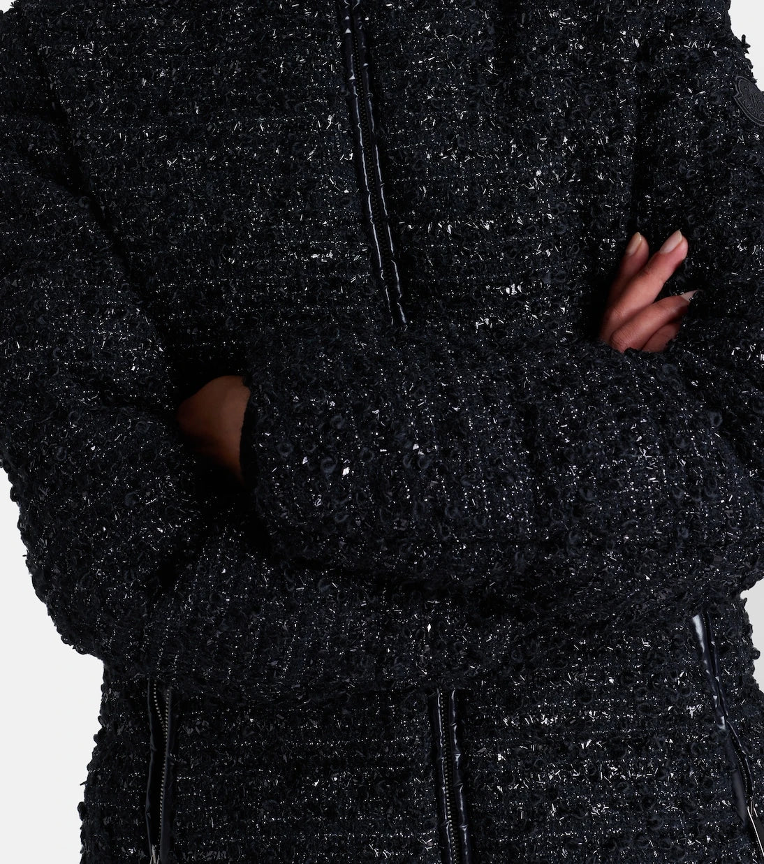 Moncler - Urbel tweed down jacket