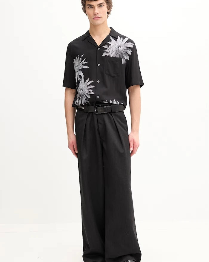 Keten gömlek AllSaints FLORAZE