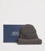 Polo Ralph Lauren Cashmere Cable-Knit Hat and Scarf Set
