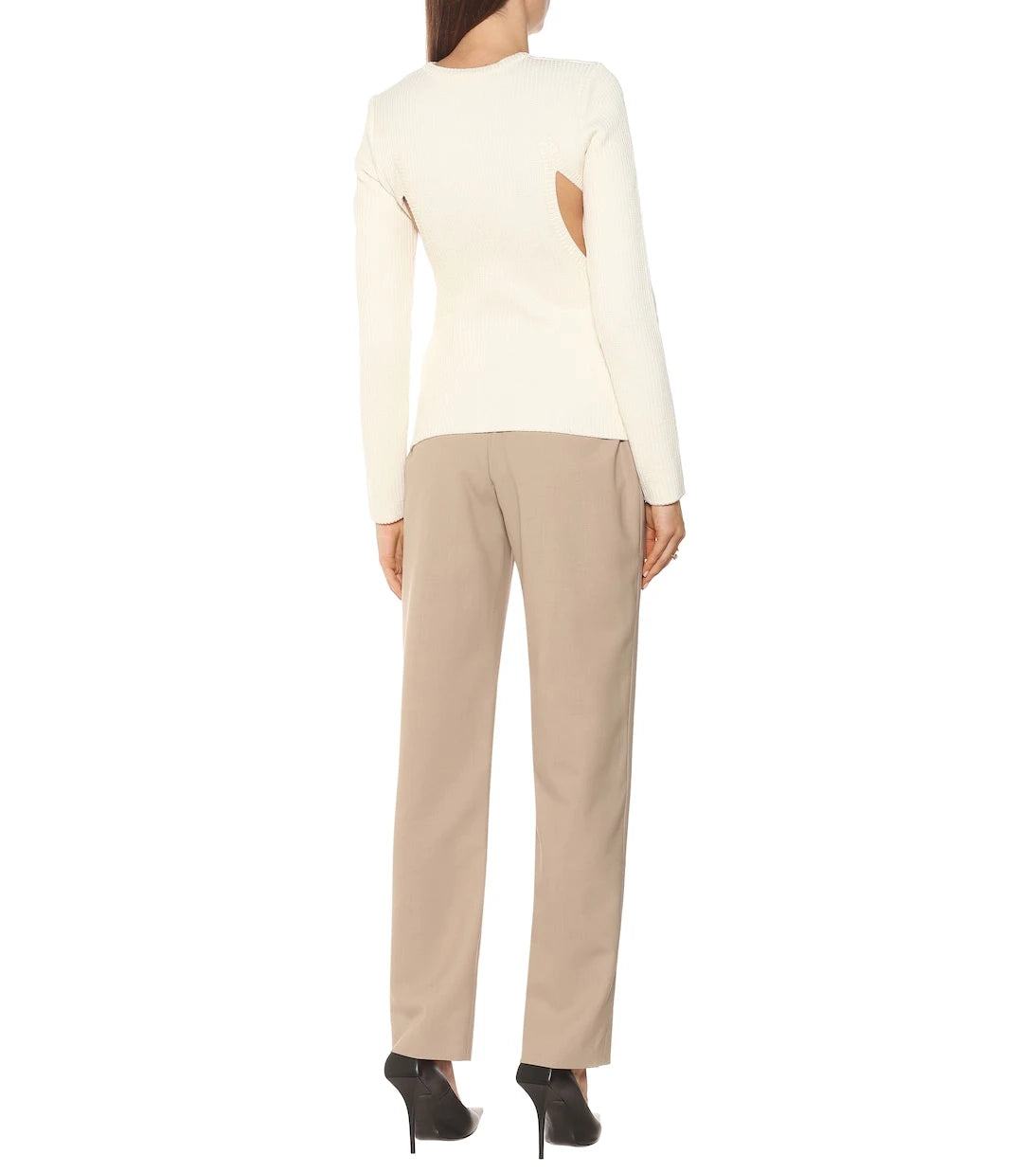 Y/Project - Cutout wool-blend sweater