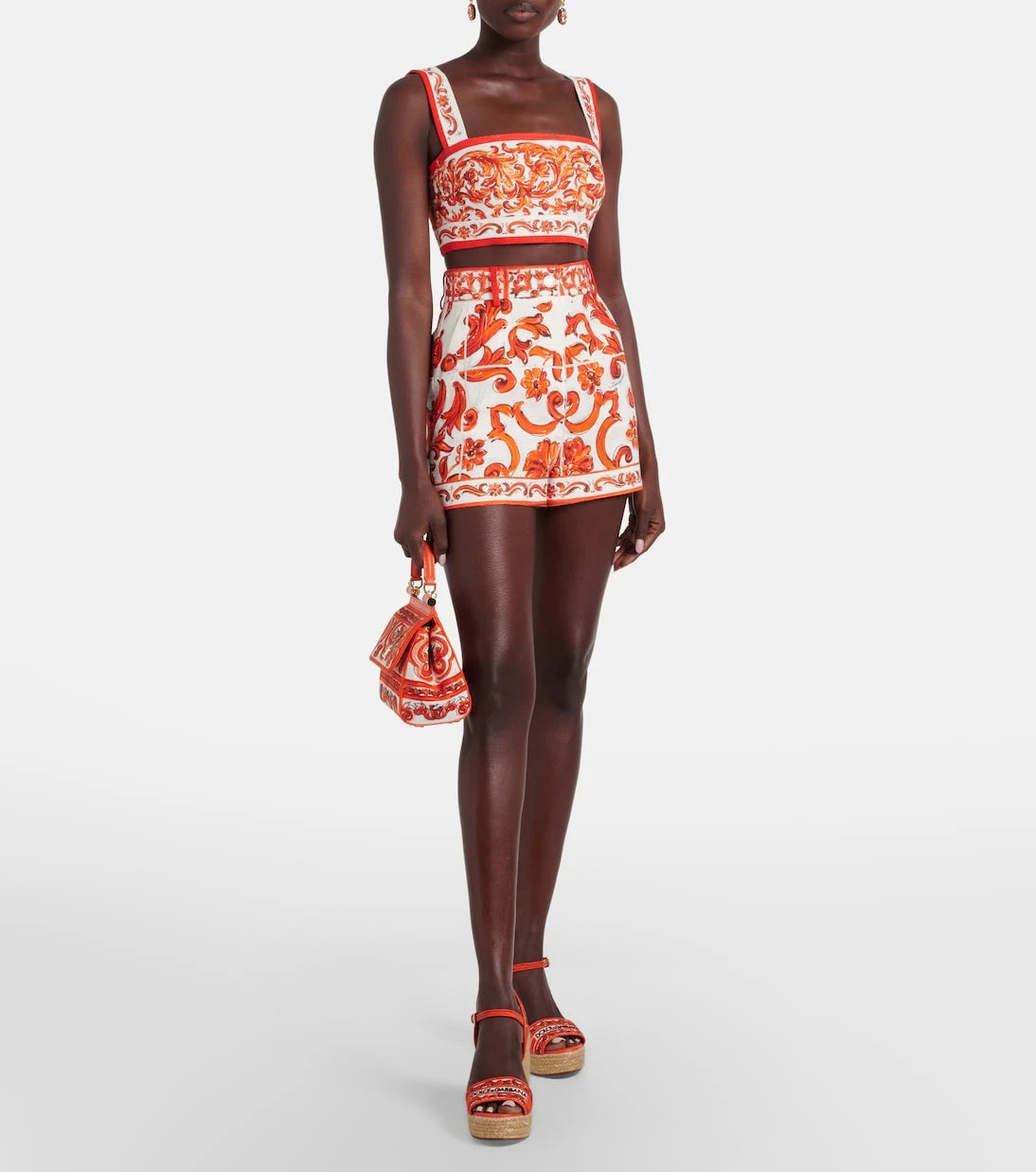 Dolce&Gabbana - Majolica printed shorts