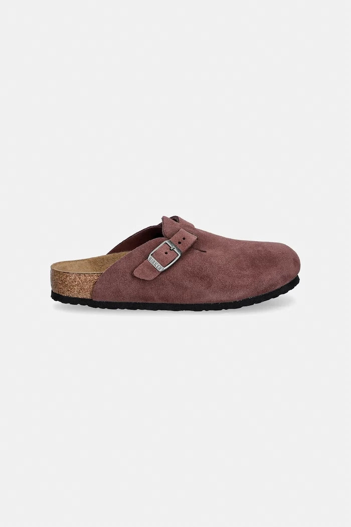 Birkenstock чехли за деца от велур Boston