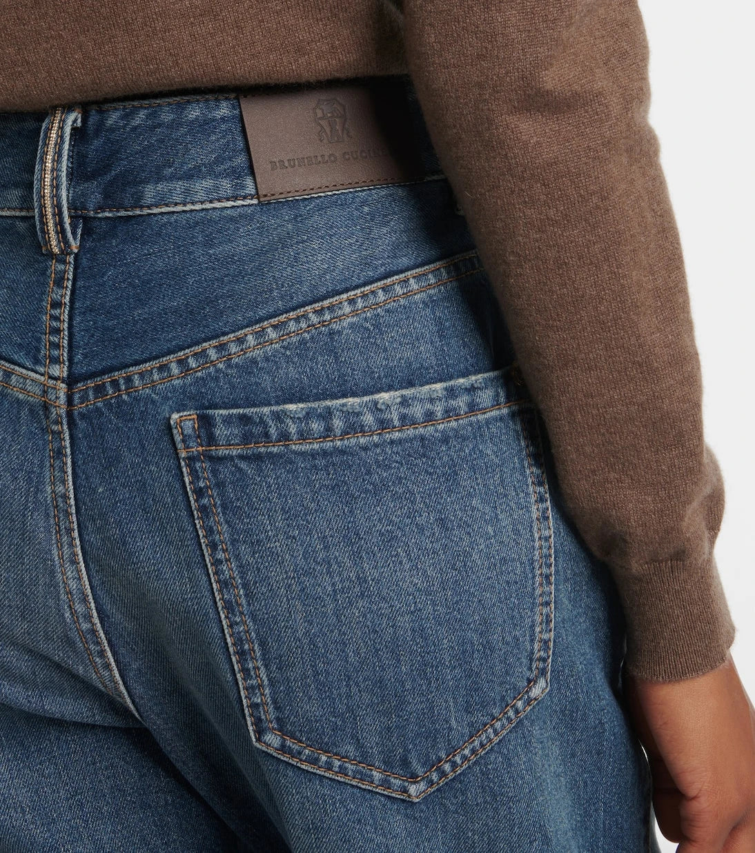 Brunello Cucinelli - Monili high-rise wide-leg jeans