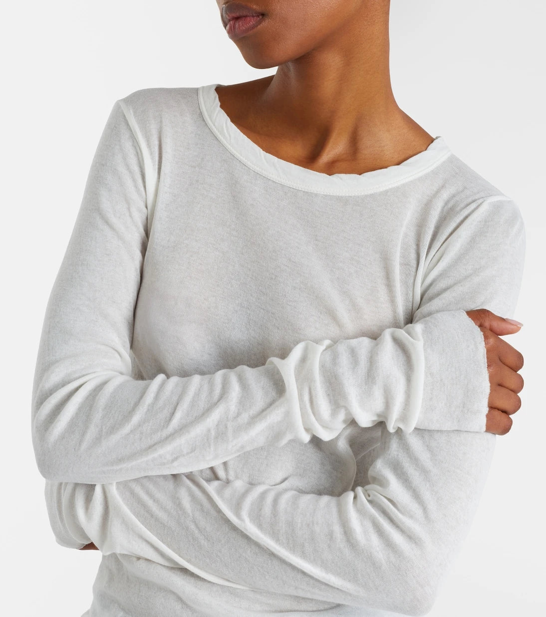 Rick Owens - Cotton jersey top